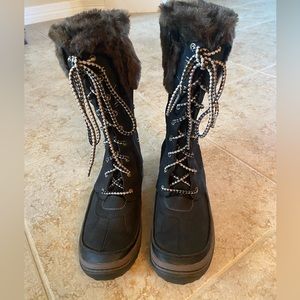 Merrell Black Boots | Fur at the Top | Size: 9
